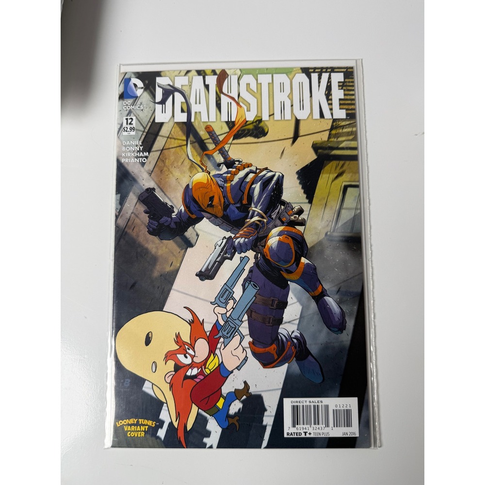 DC Comics Deathstroke 12 Looney‎ Tunes Variant Cover Yosemite Sam New 52 2016